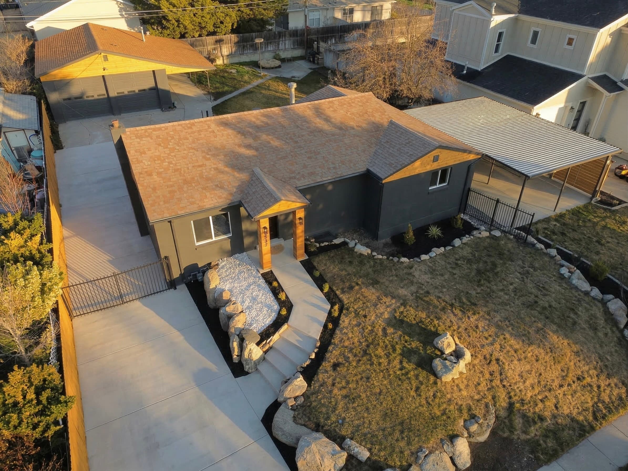 Residential property AI adjusted photo